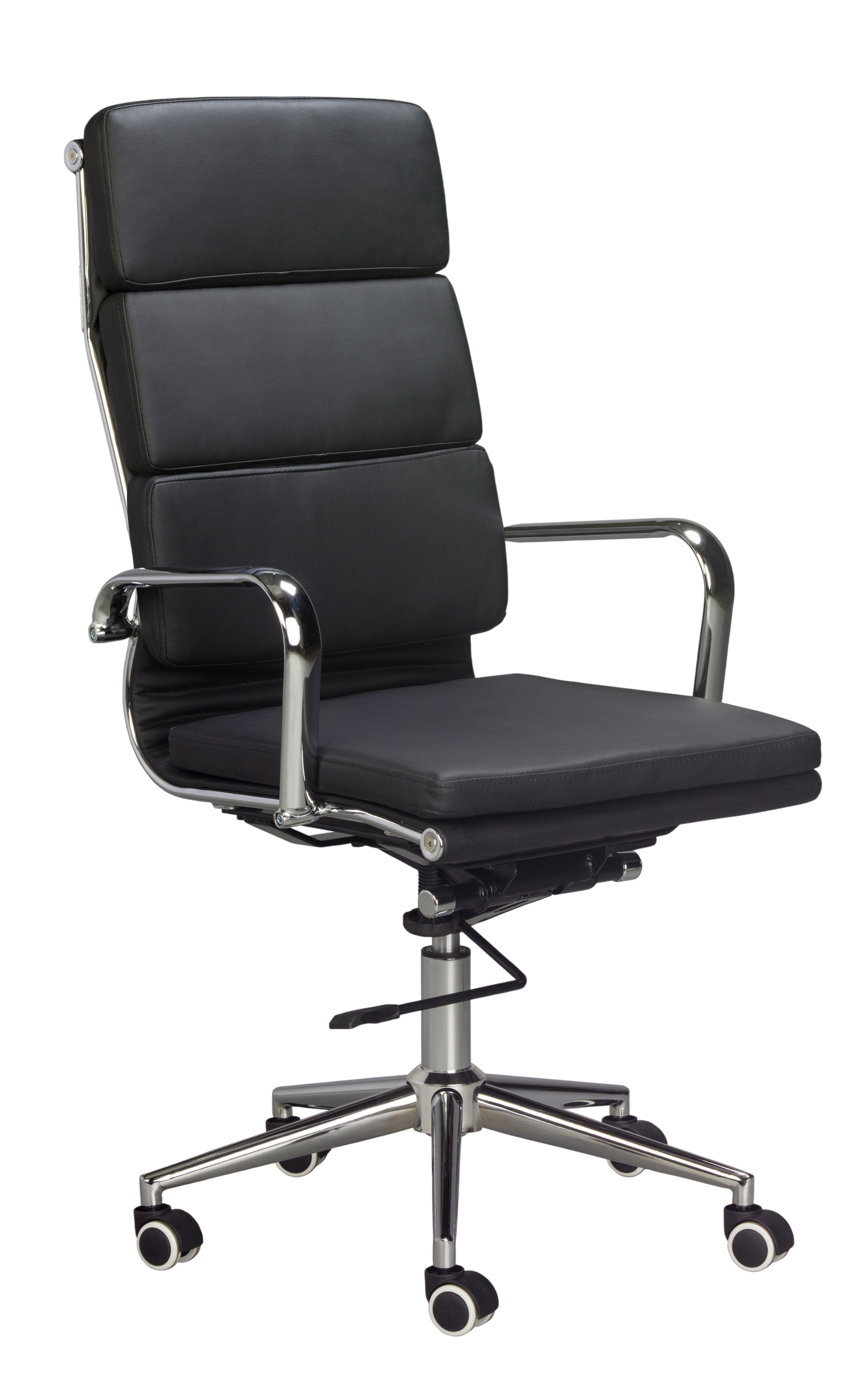 Classic Cushion Pleather High Back