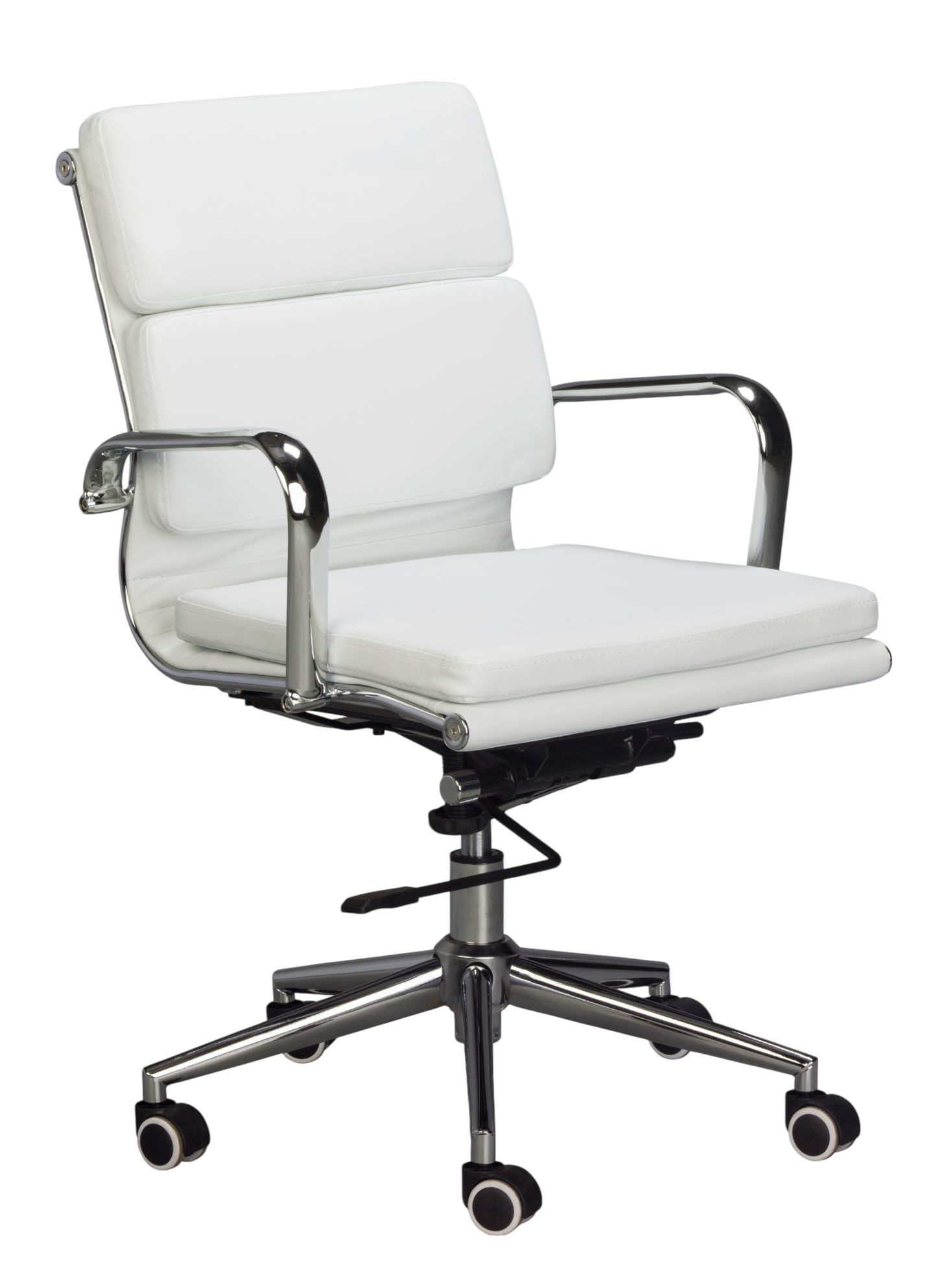 Classic Cushion Pleather Medium Back