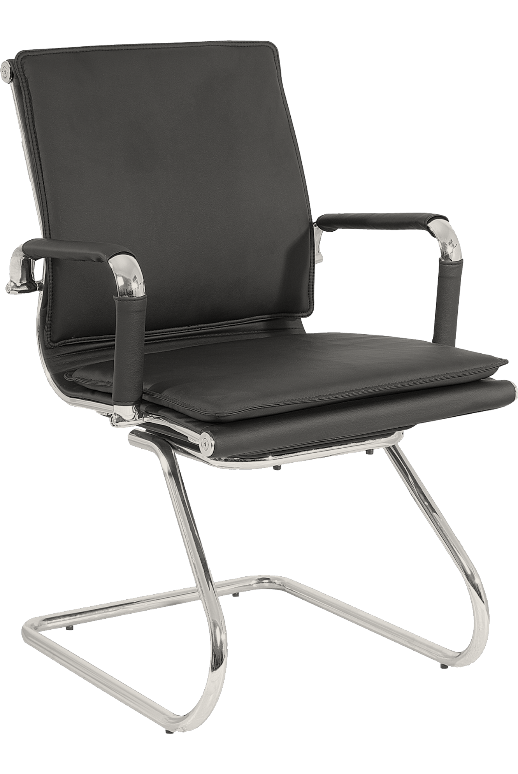 Classic Pleather Flat Cushion Visitor