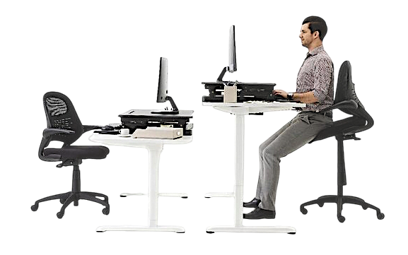 Sit & Stand Chair - Black