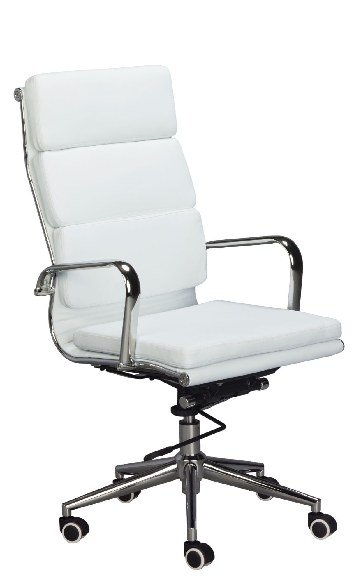 Classic Cushion Pleather High Back