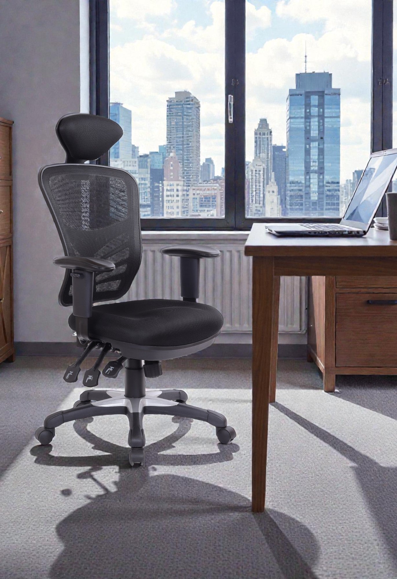 Ergonet3 with Headrest - Black
