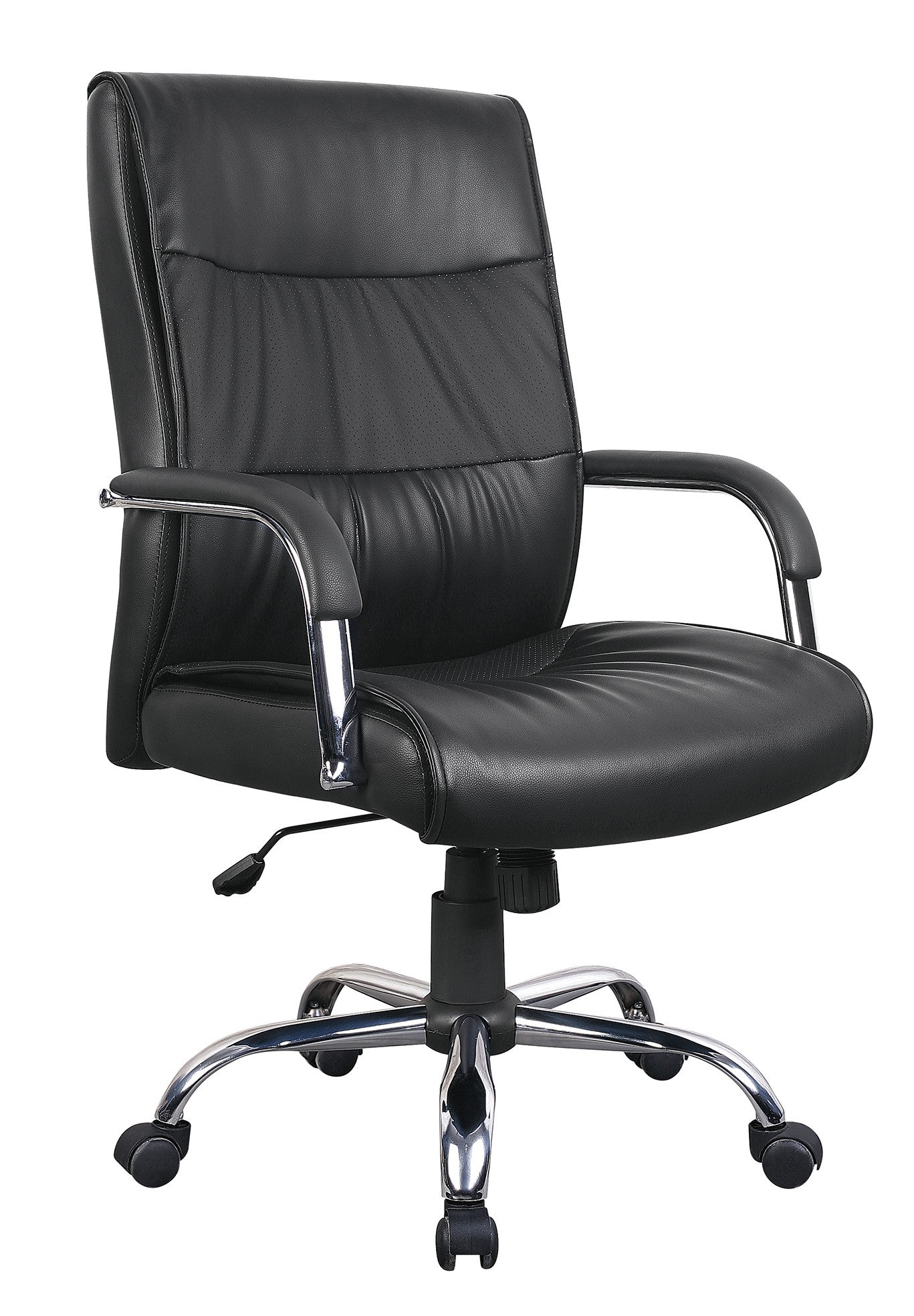 Chrome Panel High Back - Black
