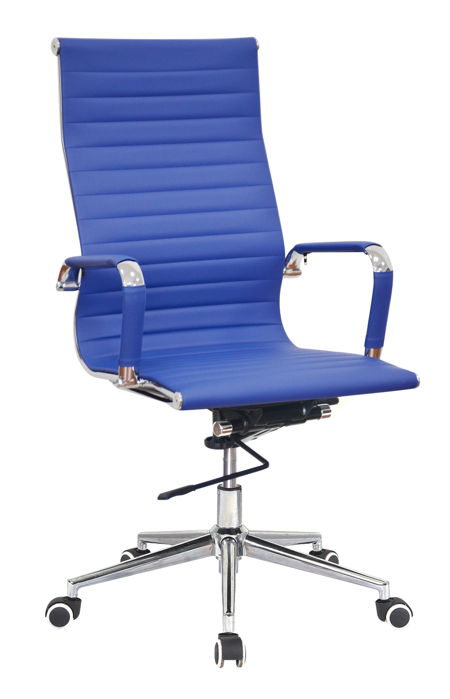 Classic Pleather High Back - Blue
