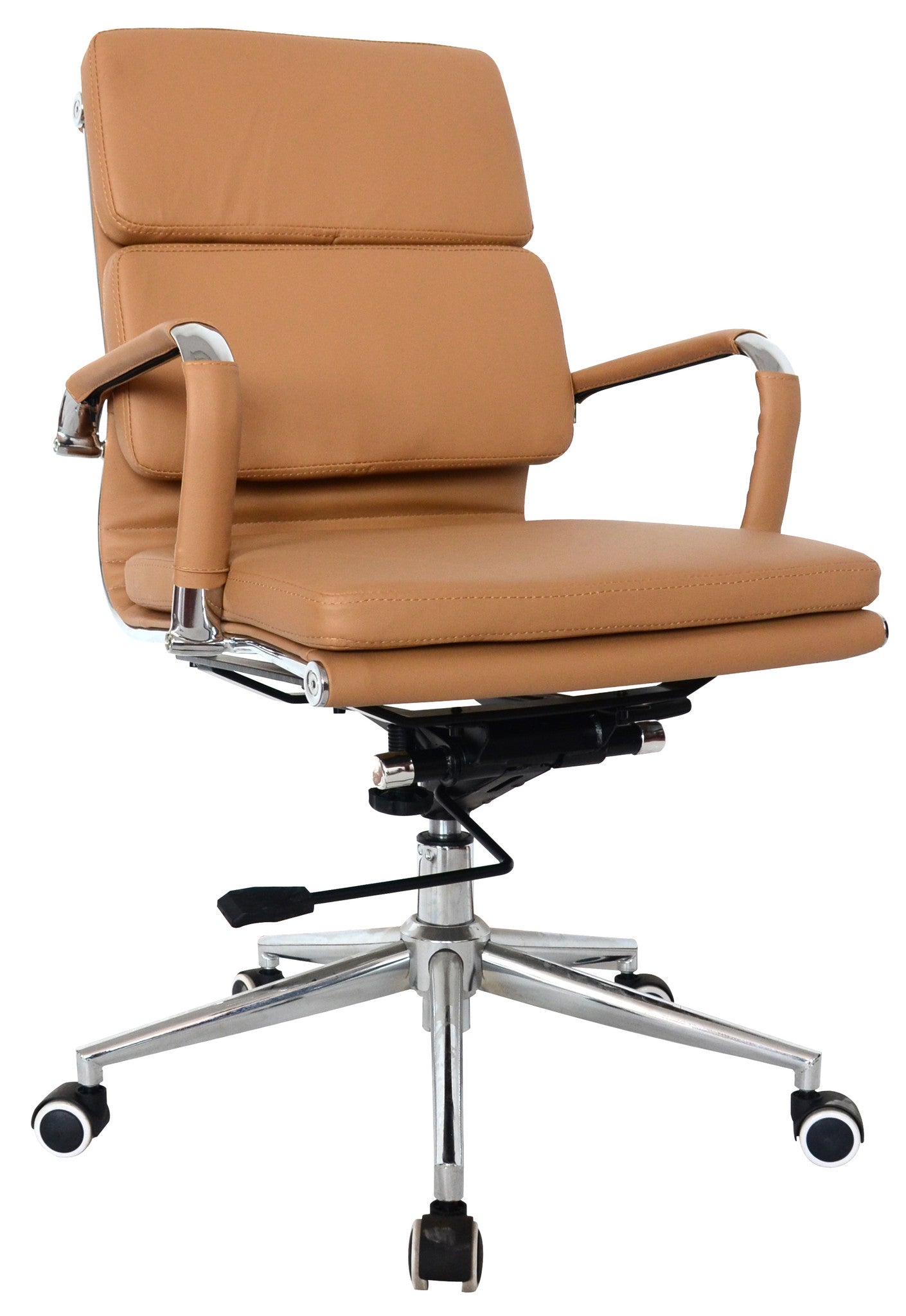 Camel colored office chair deals