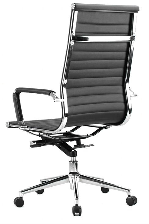 Classic Pleather High Back - Black