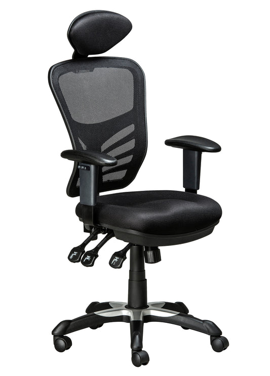 Ergonet3 with Headrest - Black